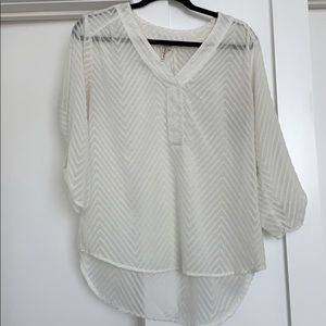 Delicate white blouse